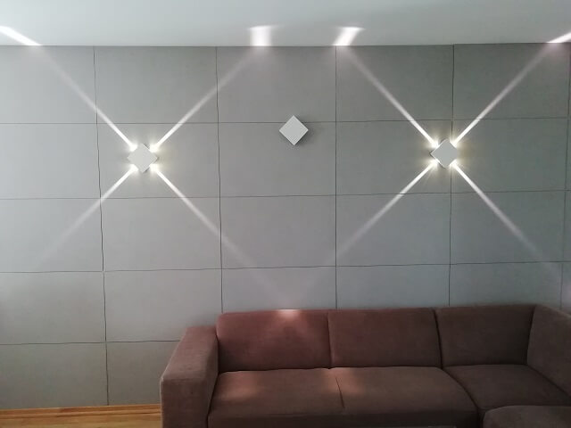 Modern wall lamp LED in living room